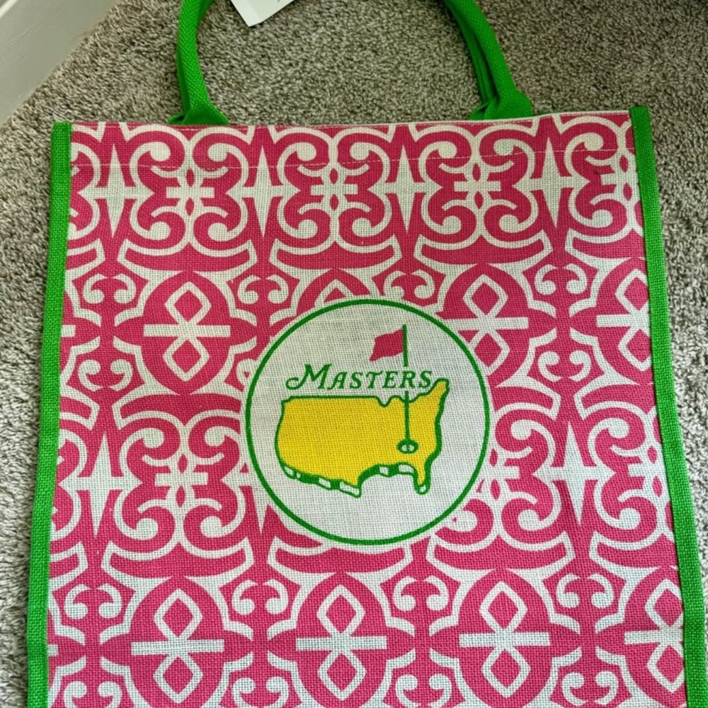 Masters New Pink and Green Tote Bag